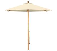 Garden Parasol Solid Eucalyptus Wood Outdoor Shade Patio Umbrella Sun vidaXL
