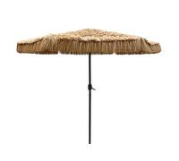 Garden Parasol Summer Imitation Thatch Umbrella, Outdoor, Balcony, Villa, Garden Sunshade Center Post Beach Umbrella, 2.7M