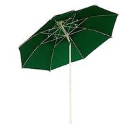 Garden Parasol Sun Parasol Umbrella Garden 2.2M Green Garden Parasols With Crank,Outdoor Sun Shade Umbrella For Beach Pool Patio, Uv Protective, 8 Ribs (Without Tilt)