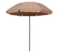 Parasol with Steel Pole Outdoor Umbrella Sunshade Garden Sun Shelter vidaXL