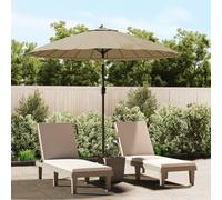 Outdoor Parasol with Aluminium Pole Garden Umbrella Sunshade Shelter vidaXL