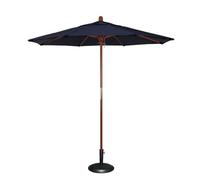 Garden Parasol with Base - Portable Outdoor Folding Table Umbrella, Solid Frame, Anti-Rust, Anti-, Customizable for Travel, Big (Blue 2.7M)