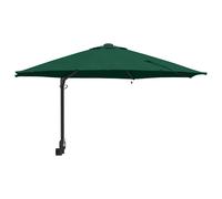 Garden Parasol with LED Strip Lights Manual Polyester and Steel Solar vidaXL
