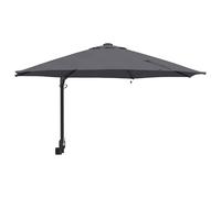 Garden Parasol with LED Strip Lights Manual Polyester and Steel Solar vidaXL