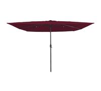 vidaXL Garden Parasol Azurblau 295 x 295 x 245 cm Polyester and Steel - Blue, Blue