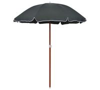 Garden Parasol With Steel Pole