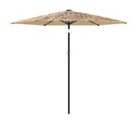 Garden Parasol with Steel Pole Outdoor Umbrella Balcony Sun Parasol vidaXL