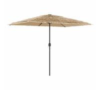 Garden Parasol with Steel Pole Outdoor Umbrella Balcony Sun Parasol vidaXL