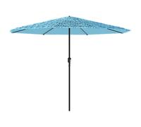Garden Parasol with Steel Pole Outdoor Umbrella Balcony Sun Parasol vidaXL
