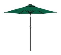 Garden Parasol with Steel Pole Patio Umbrella Sun Parasol Bordeaux Red vidaXL