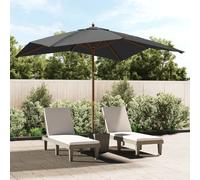 Garden Parasol With Wooden Pole 300X300X273 Cm
