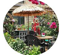Garden Parasols Beach Umbrella For Pool Thatch Patio Umbrella For Bar an Patio Outdoor Parasol With 8 Ribs Coffee Shop Housewares Uv Protection