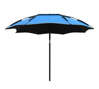 Garden Parasols Fishing Umbrella, Portable Beach Parasol Tilting Garden Sunshade Umbrella Uv Resistant, For Outdoor Garden And Patio,Blue,2Cm