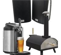 Garden Party Set - Wood Fired Pizza Oven - Beer Dispenser - Outdoor Speaker Kit