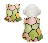 Garden Patch Color L Pet Apparel for Small Dogs-Cute Summer Outfit for Puppy, Soft Breathable Pet Clothes for Cat