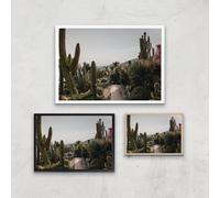 Garden Path Way Giclee Art Print - A4 - Wooden Frame