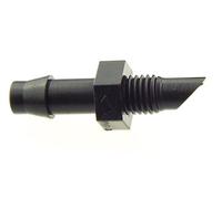 Garden/Patio Automatic Irrigation Barb/Thread ADAPTORS connectors for 4/6mm Micro bore Pipe which Takes Water from Supply Pipe to Baskets,tubs and troughs (50)