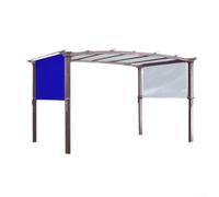 Garden Patio Sunshade Cover 2x2m for Deck Porch(Blue)