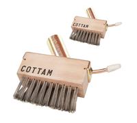 | Garden Patio Weed Brush Tools | Heavy Duty Angled Steel Wire Replacement Head With Bracket & Scraper | Multipack (x2)