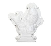 Garden Pavilion Concrete Mould,Building Template Flower Ball Mold,Outdoor Decor Plastic Mold,Balustrade Top Ornament DIY Mould,for Fence and Pathway for Backyard and Landscape Projects(B)