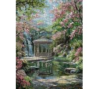 Garden Pavilion Jigsaw Puzzle 6000 Piece, Puzzles for Adults 6000, The Impossible Challenge, Jigsaw Puzzle Games Classic Educational, Wooden Puzzles, for Home Wall Decoration Gift FNKL1-547