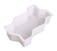 Garden Paving Moulds,2 Pcs Concrete Mold Pavement DIY Plastic Path Maker Cement Brick The Stone Road Tool For Decoration