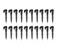 Garden Pegs - Pack of 25 WaterPEG 6.3" Ground Securing Pegs for Drip Irrigation Line System, Ground Stakes Anchors for Porous Soaker Hose Leaky Weeping Pipe - Strong and Secure Hold