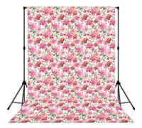 Garden Peony Anti-Wrinkle Photography Background Backdrop For Portrait, Party Decoration, Video Recording & Events - 5x7ft