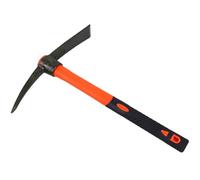 Garden Pick Mattock Fiberglass Handle for Soil Breaking Planting Camping Landscaping Home Excavation Trail Maintenance Fiberglass Handle Mattock