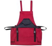 Garden Picking Apron with Pockets Canvas Fruit and Vegetable Harvest Picking Apron Bag Waterproof Cross Back Work Aprons for Orchard Farm
