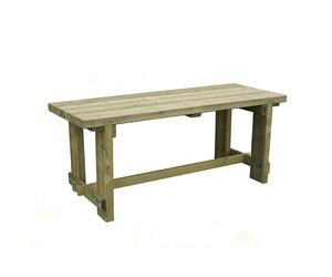 Garden Picnic Table 1.8m Sturdy Wooden Contemporary Refectory Outdoor Dining