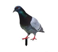 Garden Pigeon Figurine Easy Install Sturdy Base(A)