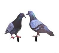 Garden Pigeon Figurine Easy Install Sturdy Base(A and B)