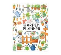 Garden Planner, 12-Month Gardening Planning Book, Plant Care Tracker Notebook for Raised Beds, Backyard, Balcony, Landscape, Kitchen Garden, Greenhouse, Family and Professional Gardeners, Women and Me