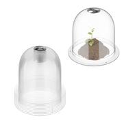 Garden Plant Cloches 10-Pack Seedling Cover Snail Frost Pest Protection PET