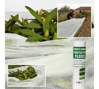 Garden Plant Frost Protection Fleece Cover Marksman White 1.5M X 15M Sheet