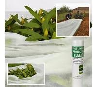 Garden Plant Frost Protection Fleece Cover Marksman White 1.5M X 8M Sheet