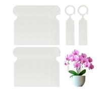 Garden Plant Labels - 100PCS Waterproof Outdoor Marker Tags, Durable Seedling Identifiers | Weather Resistant Nursery Tagging, Thick Writable Botanical Classification Plates for Greenhouse