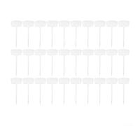 Garden Plant Labels 30 Pack - Plastic Garden Identification Signs for Outdoor Use, Farmhouse Decoration, Wedding Guide or Party DIY, 36 cm (White)