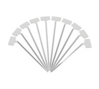 Garden Plant Labels Crafted from 304 Stainless Steel, Waterproof and Weatherproof Reusable Marking Plates with Marker Pen for Organizing Herbs and Vegetables