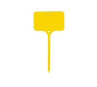 Garden Plant Labels Waterproof Flower Vegetables Writable Card Re-Usable Seedling Bonsai Distinguishing Sign 10-1000PCS(Light Yellow,100PCS)
