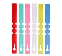 Garden Plant Markers 100pcs PVC Hanging Labels for Pots(Yellow)