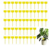 Garden Plant Name Stakes | 100-Pack T-Type Writable Marker Signs | Practical Plant Labels Suitable for Succulents Flowers Vegetables Orchids, Perfect for Nursery Identification Gardening Organization