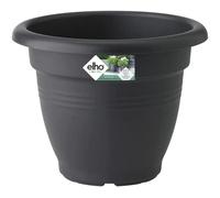 Elho Green Basics Campana 50Cm Plastic Plant Pot In Living Black