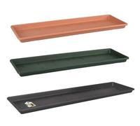 Garden Plant Pots Troughs Saucers Balcony Patio Elho Recyled Plastic Green Basic