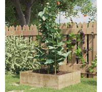 Garden Plant Supports 5pcs Green 28x75cm Steel PP-Coated Tomato Cage Stakes Set