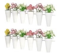 Garden Plant SupportsPlastic Flower Pots & Wall Holders Flt Display Rack for BouquetsIndoor & Outdoor Floral Containers