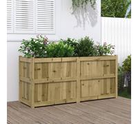 Garden Planter 150x50x70 cm Impregnated Wood Pine
