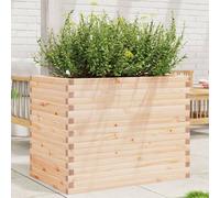 Garden Planter 90x60x68.5 cm Solid Wood Pine Berkfield Home Brown One Size