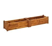 Garden Planter Acacia Wood Vegetable Flower Pot Plant Bed Multi Sizes vidaXL